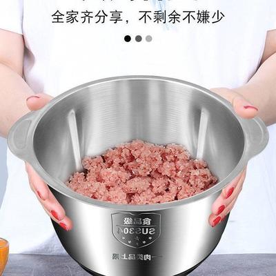 5升6叶刀绞肉机家用电动不锈钢大容量多功能全自动绞肉馅搅拌碎菜