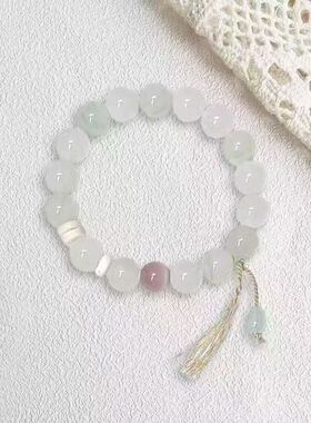 新中式复古猫眼石手链冷淡风简约小众文艺风时尚百搭闺蜜手串