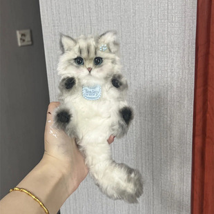 网红爆款兔毛扭扭棒小猫猫手工diy儿童材料包玩偶玩具女孩礼物