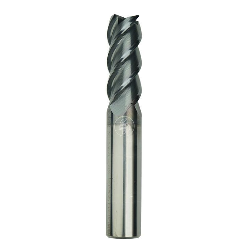 厦门58度整体合金钨钢立铣刀不锈钢模具钢巴尔查斯涂层4刃立铣刀