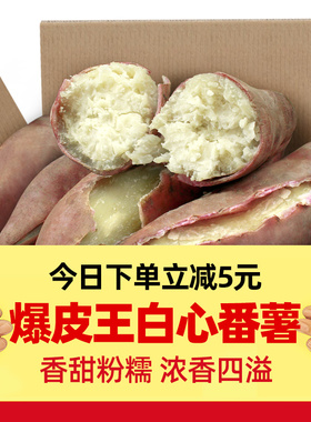 正宗高州爆皮王白心面包番薯9斤王红薯新鲜粉糯香农家板栗地瓜5
