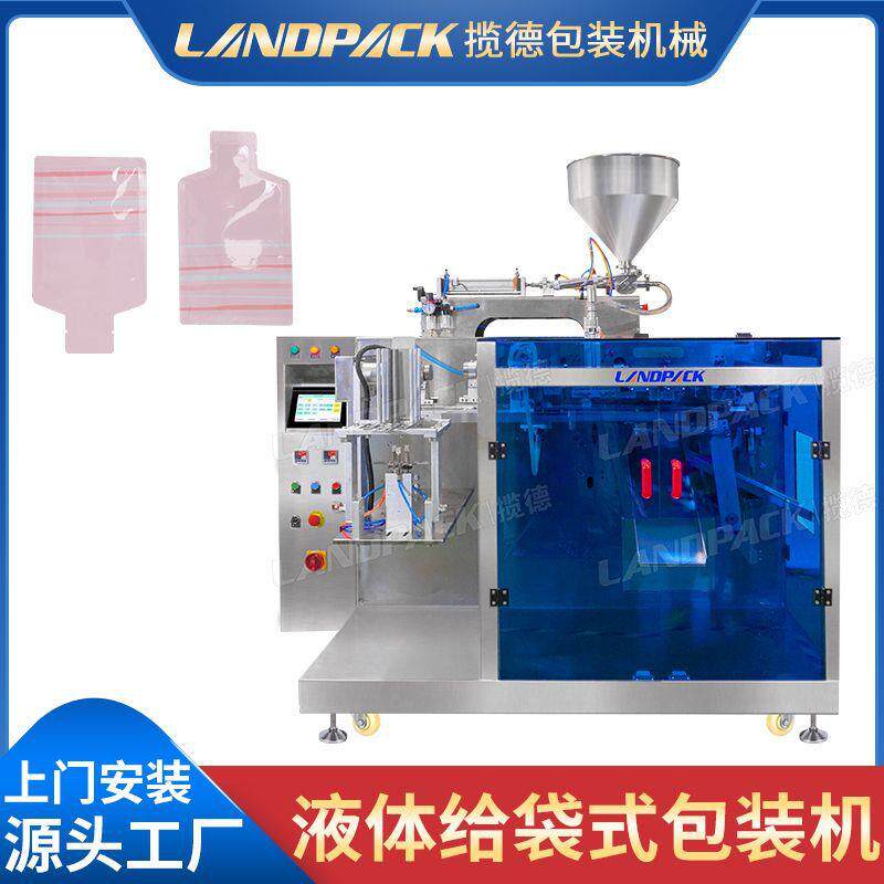 给袋式液体包装机 异型袋装定量液体给袋式包装机 酵素袋装包装机