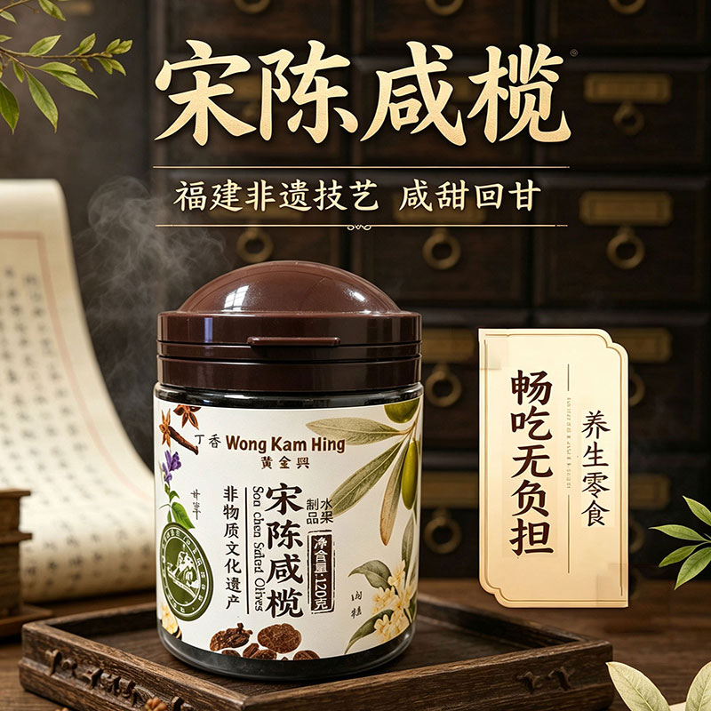 黄金兴宋陈咸榄福建特产伴手礼