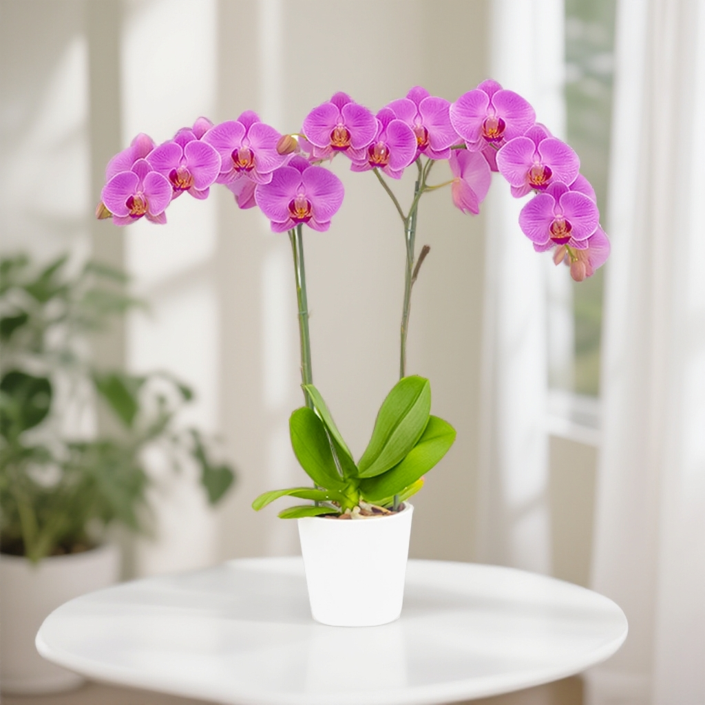 金色池塘 蝴蝶兰基地 【戴安娜】花卉带花室内乔迁开业礼品巧工