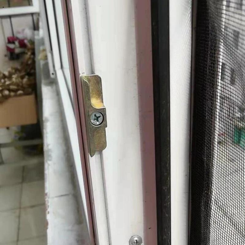 塑钢锁点内外平开窗户传动器联动杆锁块门窗挡扣锁扣卡扣搭扣配件