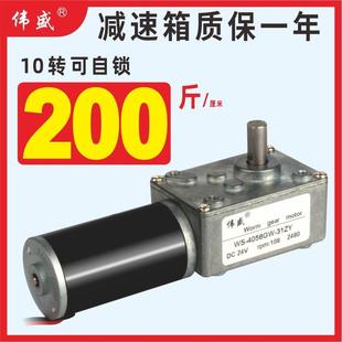 涡轮蜗杆减速电机小型31机器人驱动马达12V24V微型直流电机