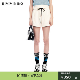 IIIVIVINIKO2023夏新品 子女M320828363D 抽绳运动感裤