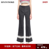 裤 2023春季 微喇西装 新款 VVNK JANE PLUS 小众设计