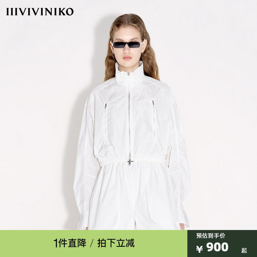 【设计师款 SOLOTEX塔夫绸】春季新款简约机能风夹克外套女
