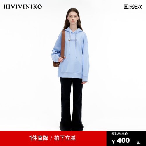IIIVIVINIKO「JEN UMAN合作系列」多巴胺全棉卫衣女C335002315B