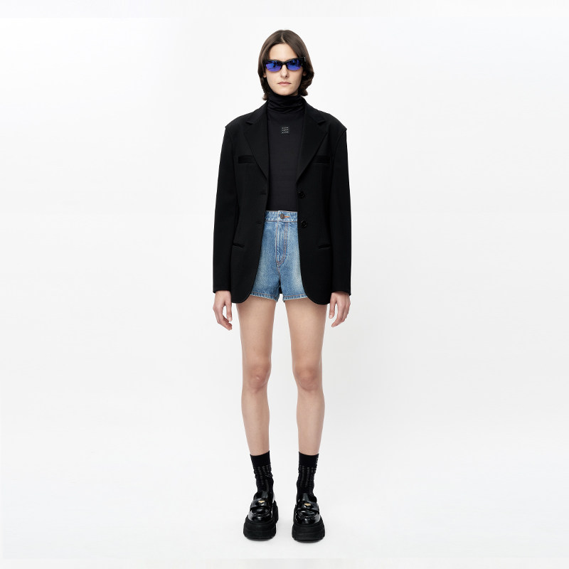 VVNK JANE PLUS设计师品牌23秋新品收腰单排扣西装女J332750395A