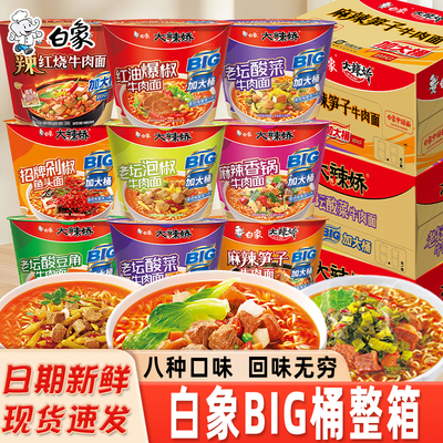 白象大辣娇方便面泡面整箱批发