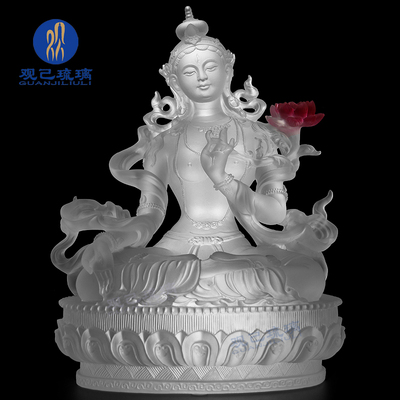白度母密宗寺院佛堂佛像观己琉璃