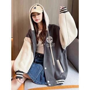 套美服中HOG式棒高球服外女20UJF新款2学院风加厚美拉德棉衣初学