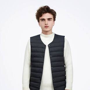 独等/UCUB 95白鸭绒羽绒马甲2025年新款秋冬保暖背心短款休闲外套