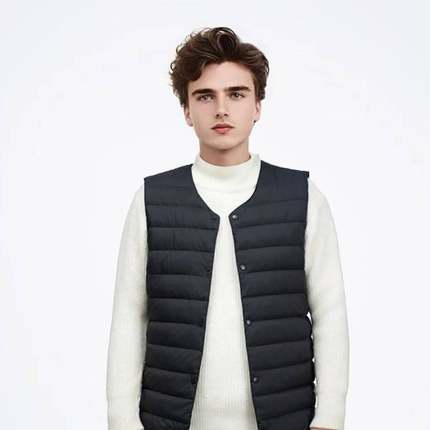 独等/UCUB 95白鸭绒羽绒马甲2025年新款秋冬保暖背心短款官方旗舰