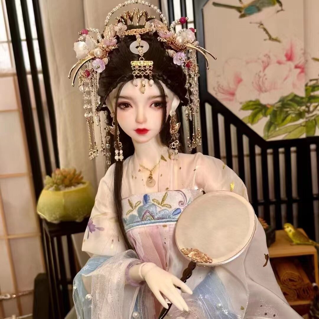 国风巴比娃娃汉服公主古装女孩关节可动装饰潮玩摆件玩具盲盒礼物