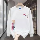 重磅潮流圆领套头卫衣大码 奥特莱斯秋冬新款 衣简约 一折专区