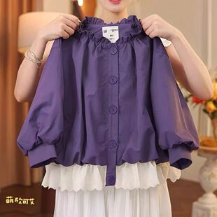 夹克女孩春秋开衫 洋气儿童韩版 时髦上衣 2026新款 女童皮衣外套春装