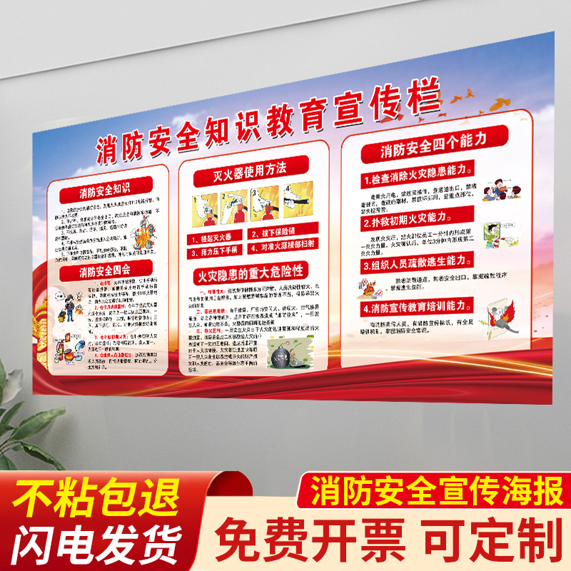 消防安全知识宣传海报