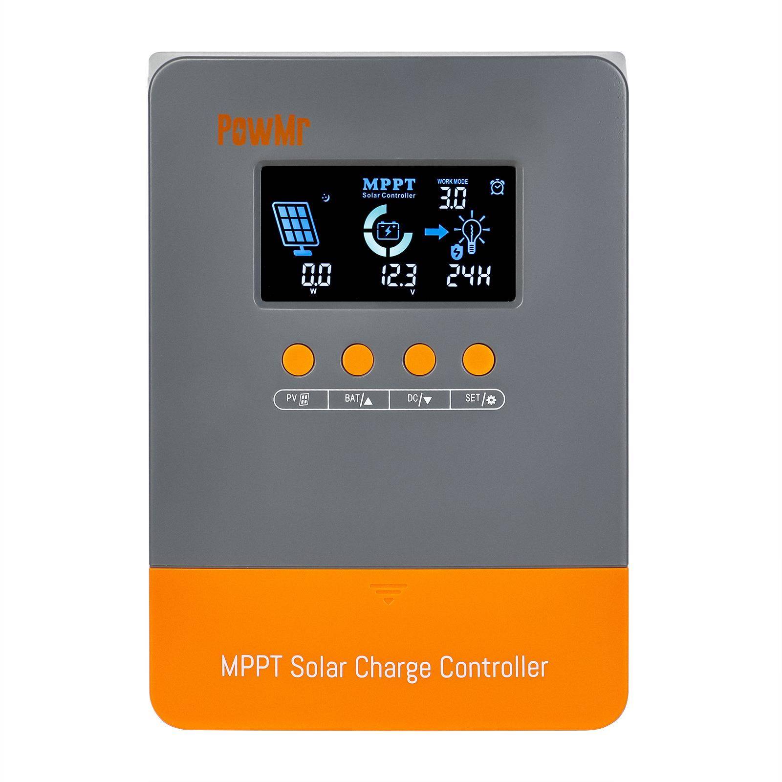 MPPT太阳能控制器60A12V/24V/36V/48V自适应电压跨境厂家