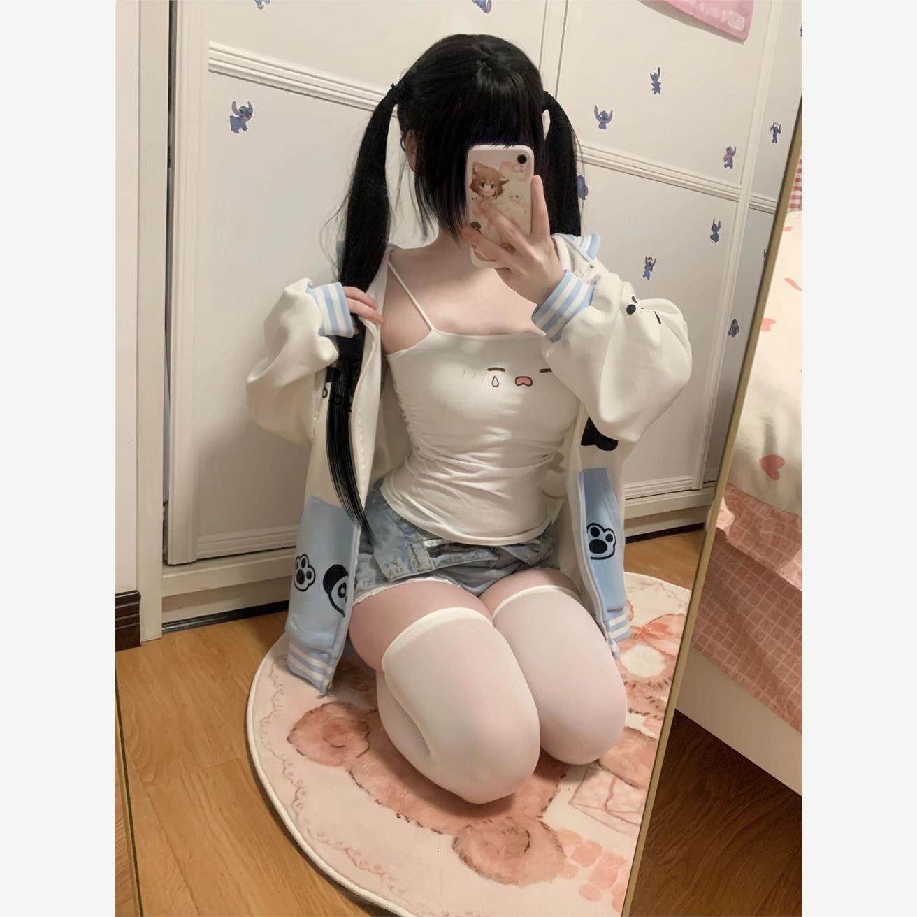 夏季日系性感辣妹吊带背心短款修身显瘦上衣白色可爱打底衫外穿女