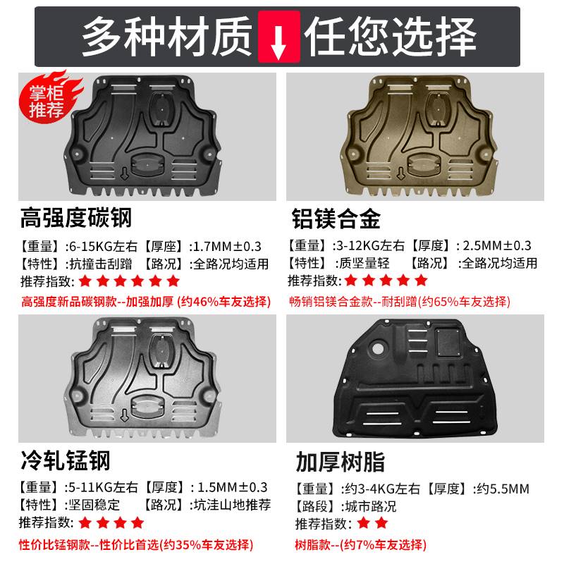 2022款广汽传祺GS4plus发动机下护板专用汽车改装传奇gs4底盘装甲