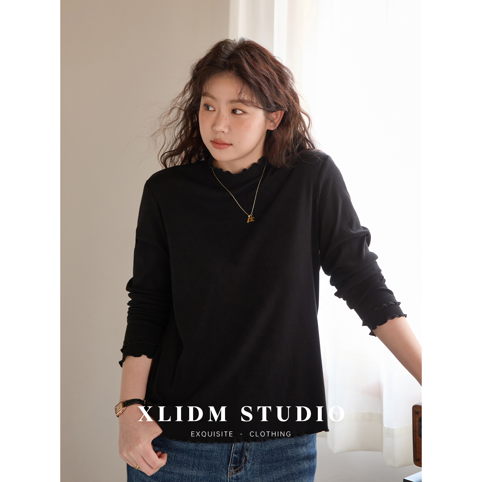 小俪大码女装不贴肉弹力