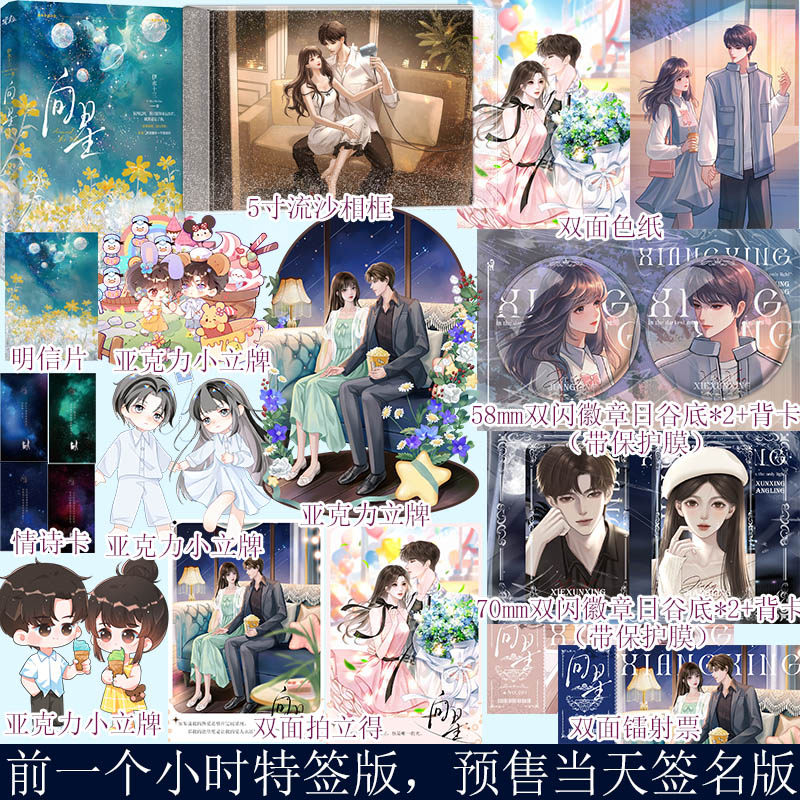 前1个小时特签版后当天签名版 向星 伊水十三小说 江聆x谢寻星