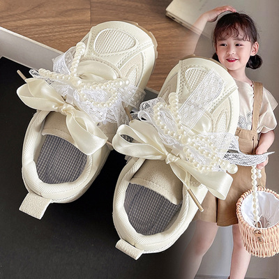 女童板鞋德训鞋2026新款儿童春夏女宝宝公主运动薄款透气时尚防滑