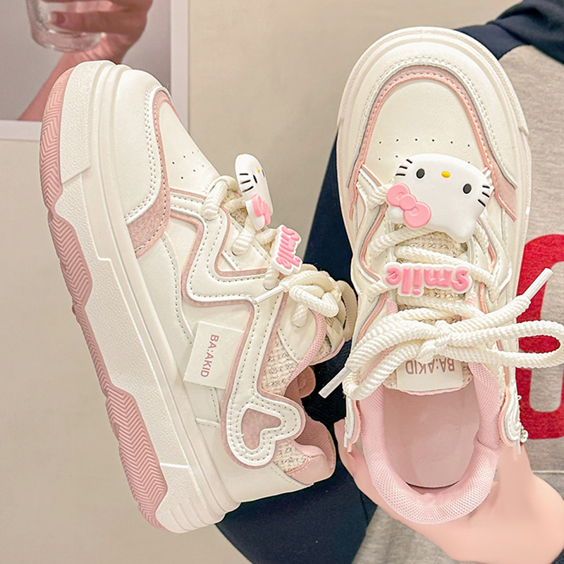 女童2025新款春秋儿童厚底帆布鞋时尚百搭运动鞋中大童休闲板鞋潮