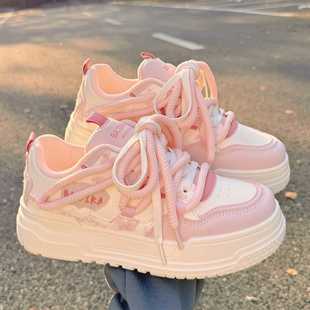 童鞋女童板鞋2026新款秋季低帮儿童运动鞋中大童女孩时尚春秋炸街