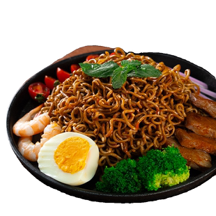 【U先专享】轻师傅0脂荞麦面非油炸代餐主食免煮速食魔芋方便面