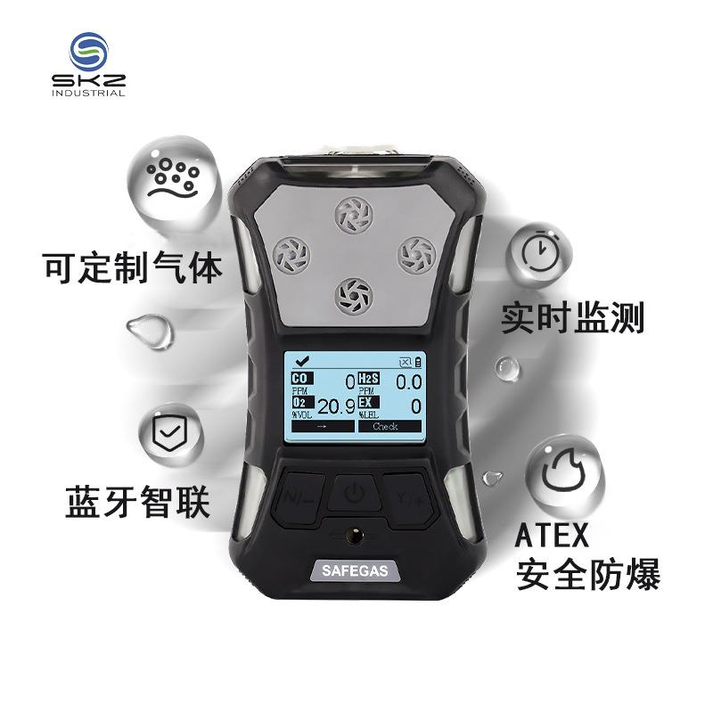 SKZ2054C-N2氮气气体探测器纯度检测仪防泄漏工业报警仪0-100%Vol