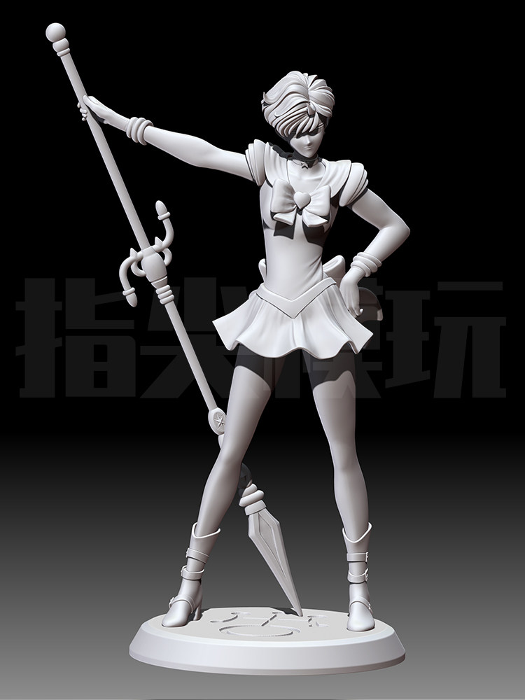 Tenno Haruka Sailor Sailor Moon Sailor Moon 1 24 figure model play resin white model 3DP