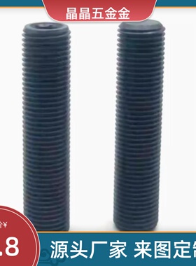 STSCC4 5 6-20/25/30/35/40/45/50/60内六角孔全螺纹细牙止动螺丝