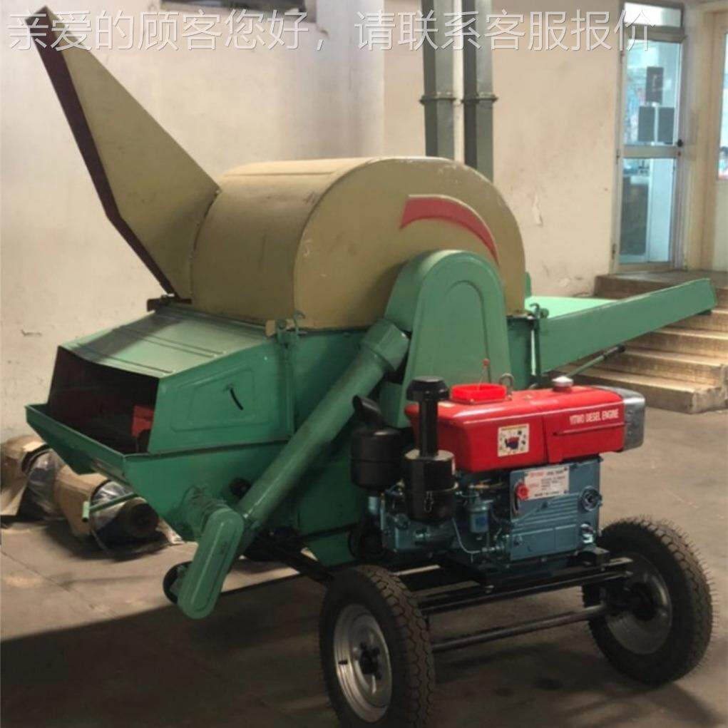 5T-10稻0A柴油拖车粒Z式多功能脱机打谷机谷物水小LGQ麦大豆高粱