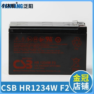 电梯蓄电池 HR1234W 电梯配件 CSB UPS不间断电源电池12V34W