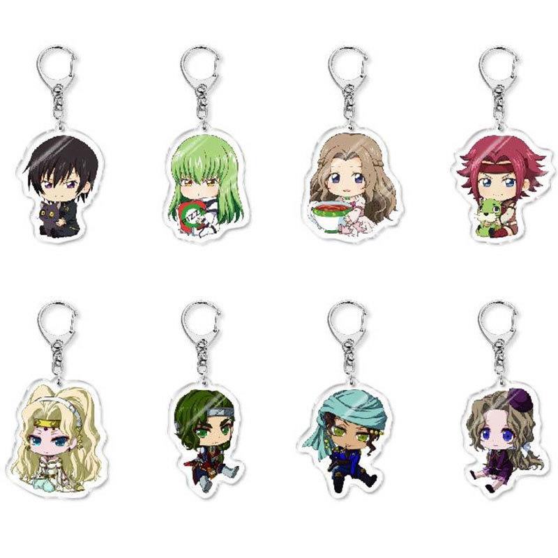 反叛的鲁路修Code Geass亚克力钥匙扣周边 鲁路修 二元次可爱挂件