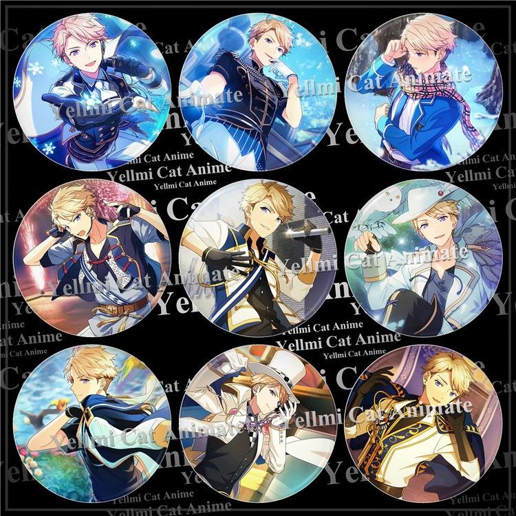 ES徽章 虚拟偶像梦幻祭动漫吧唧挂件镜子 knights 鸣上岚现货/09