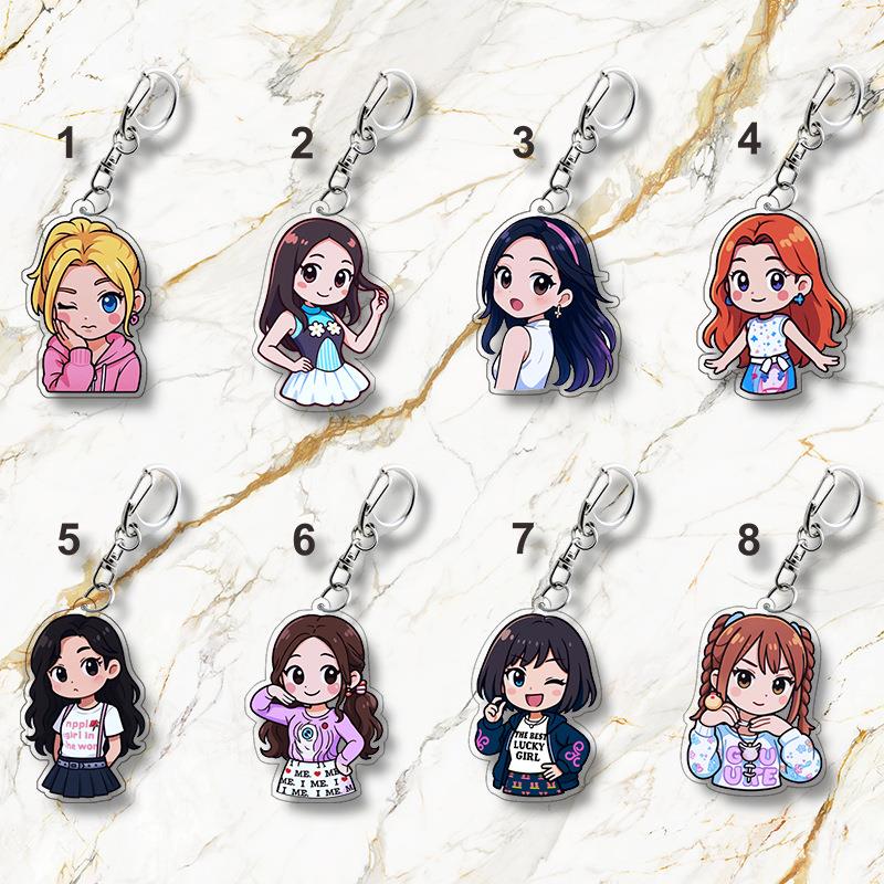 Hearts2Hearts 崔志宇JIWOO卢惟那A-NA周边挂件包包钥匙扣1550