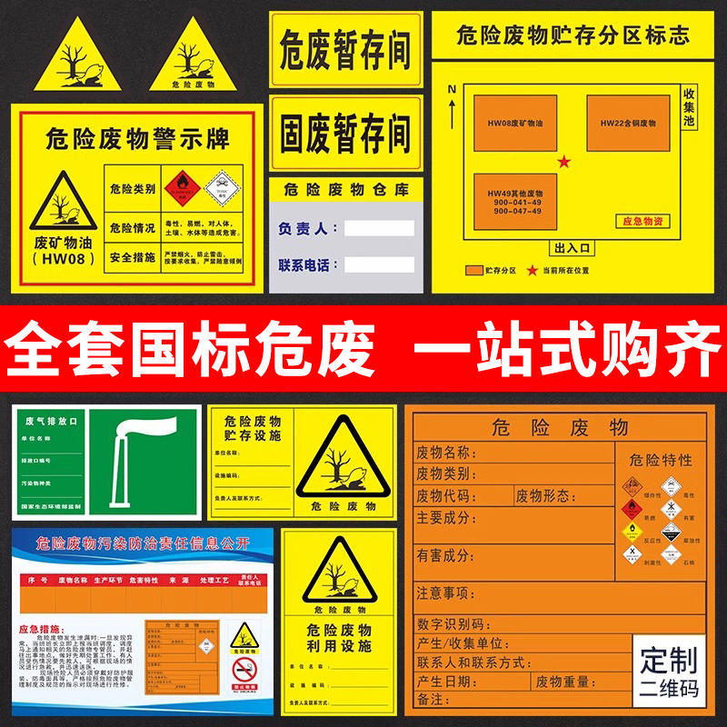 危险废物标识牌2025新版