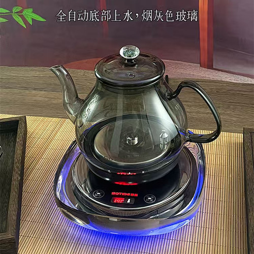 思腾黑水晶电陶炉煮茶自动断电