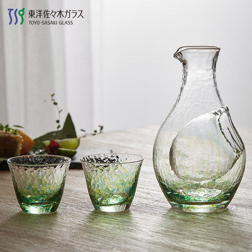 水晶强化 水之彩系列清酒壶套装