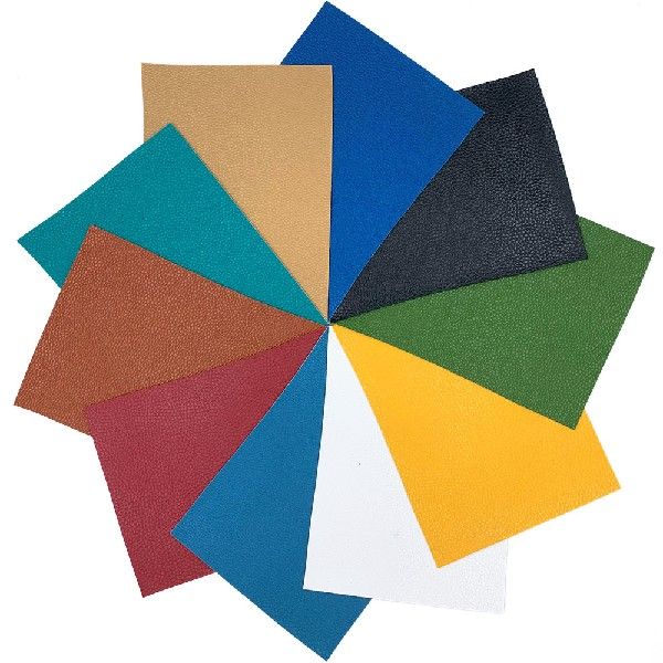 极速10pccs/Set Wholesale Litchi PU Faux Leather Sewing Fabri