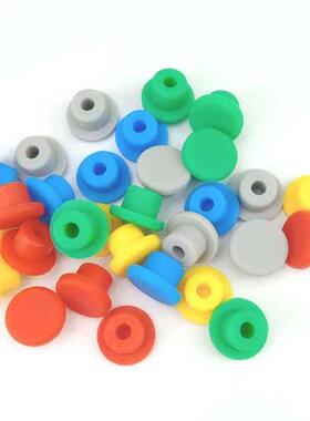 红色T型硅胶塞防水防锈螺丝孔胶塞面板孔塞澡盆塞子下水道密封盖