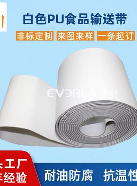 食品级 月饼成型机输送带pu吐司面包切片机皮带 蓝色pu起酥机皮带