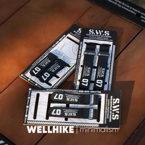 户外露营魔术贴绑带反扣捆绑带