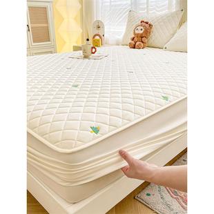 纯棉床罩榻榻米四季 A类母婴级夹棉床笠罩单件新款 通用床垫保护套