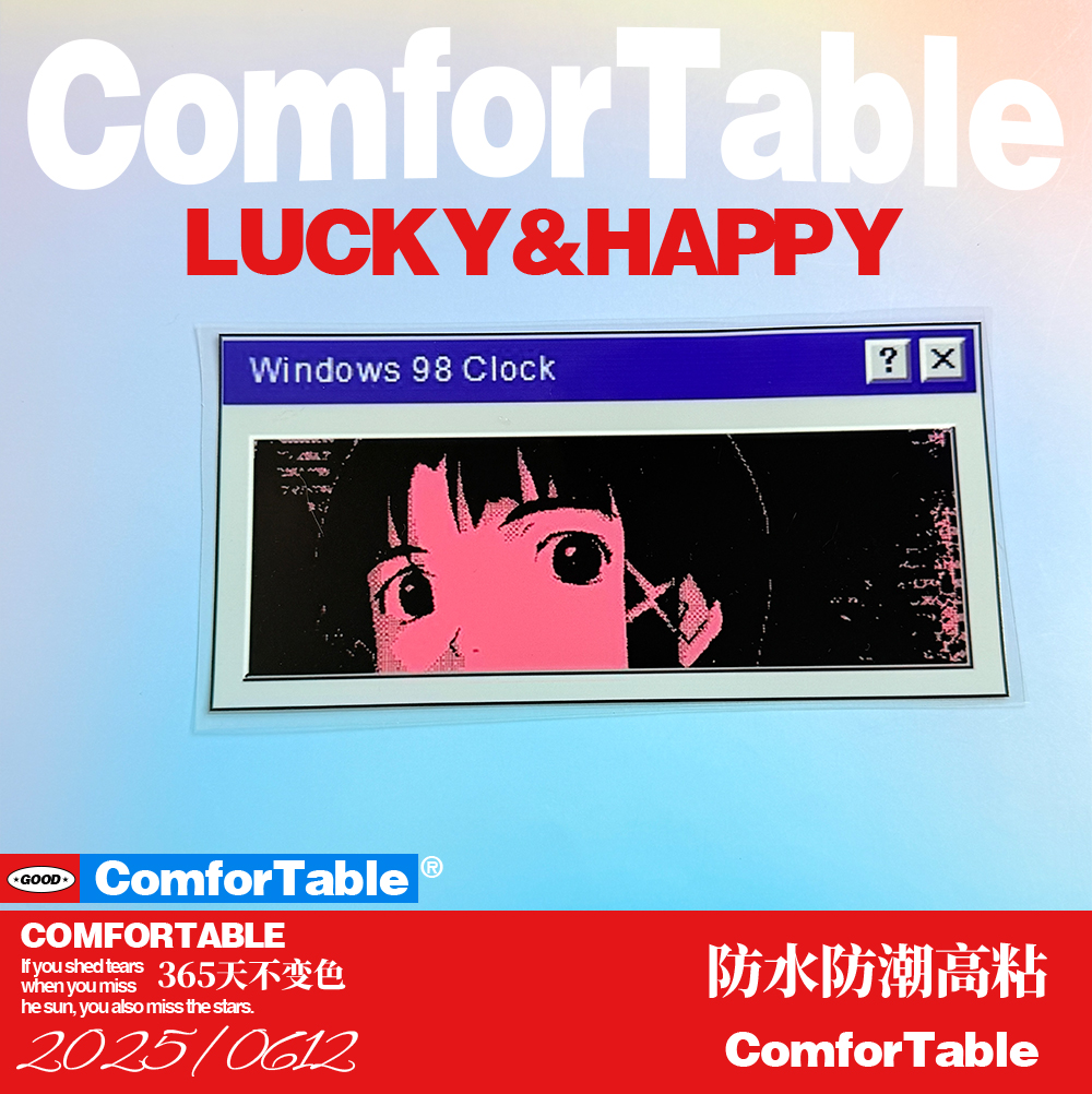 万物可贴 可贴万物  Lain铃音日系水壶保温杯开关门牌装饰贴纸